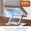 Jichuan 360° Rotating Laptop Stand with USB 3.0 Hub