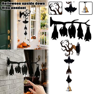 Halloween Hanging Decoration with Bell for Doorway and Party Decor
