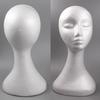 Female Mannequin Head Dummy Model Display Stand for Wig Jewelry Headphone Hat