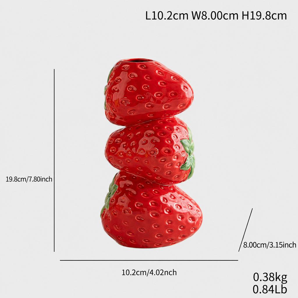 Nordic Style Minimalist Fruit Flower Insert Home Desktop Decoration Creative Multi-functional Ornament White