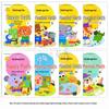 Yixin Culture Kindergarten Math Books: Happy Learning for Large, Medium, and Small Classes, Volumes 1 & 2
