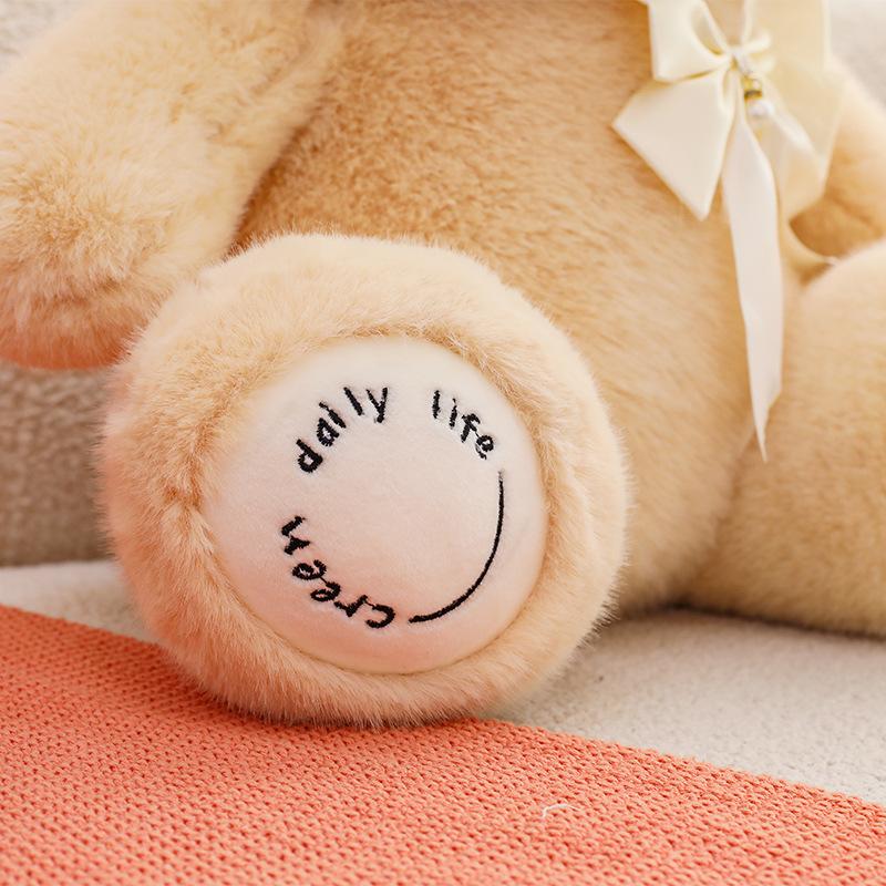 New beret bear plush toy doll cute teddy bear doll girl gift