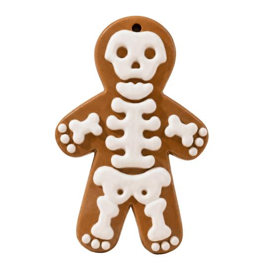 Skeleton Gingerbread Man Hanging Resin Decorations Ornaments Halloween Creative