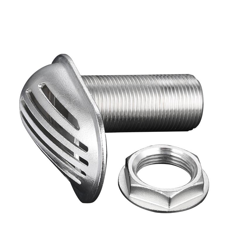 3/4inch 1inch Marine Water Filter Filtering Tool Boat Accessories Stainless Steel Intake Strainer