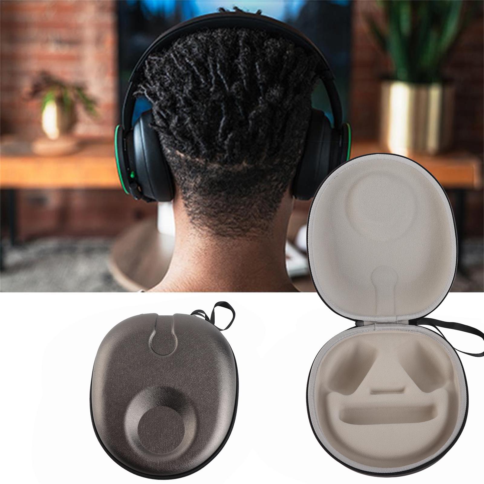 Portable Hard Case Storage Bag for Headset Case Water Resistant Hard Shell Travel Carrying Bag