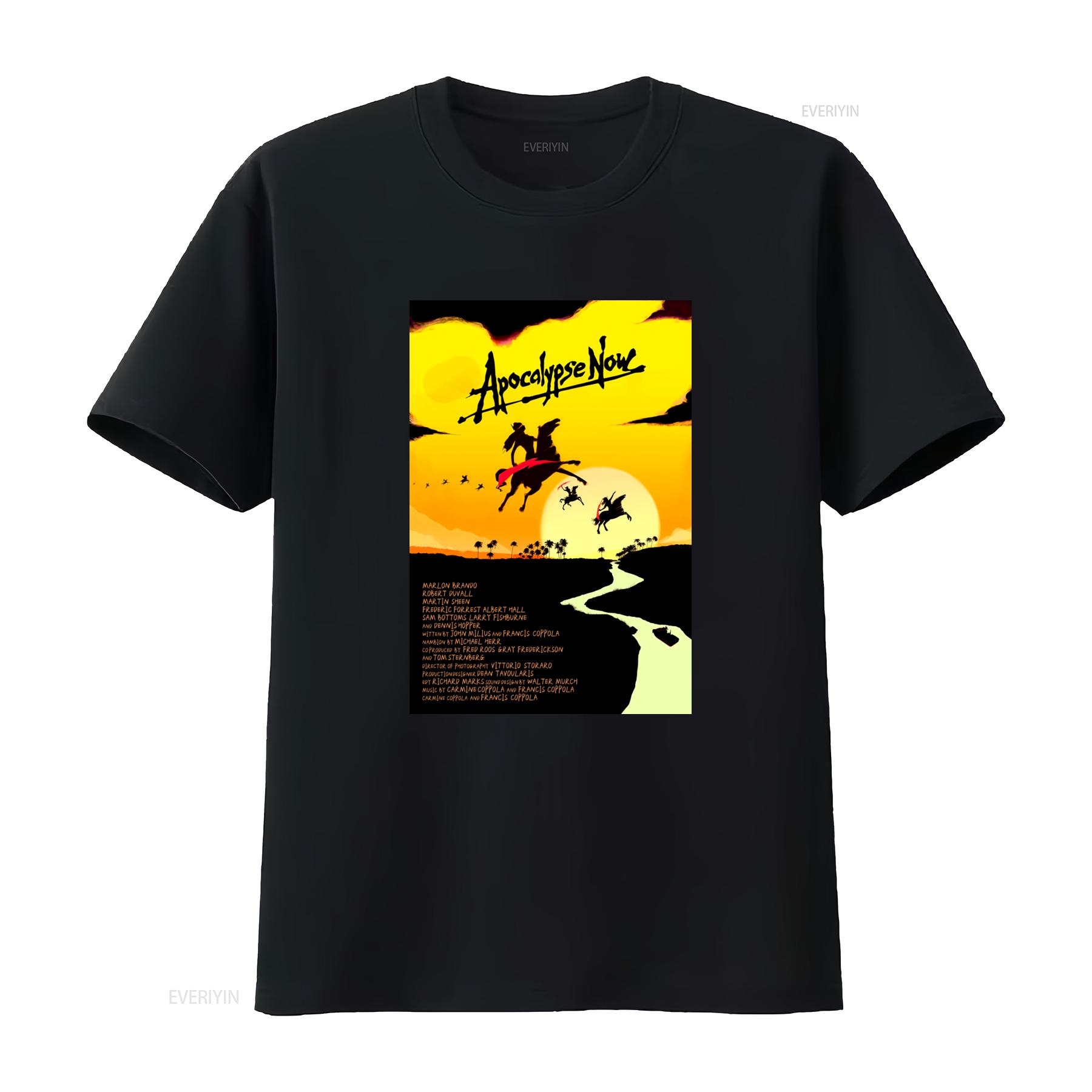 

Apocalypse Now V18 Movie Poster Print Mens T Shirt Available in All Sizes from S to 5XL vintage Washed Unisex Stylish 4XL