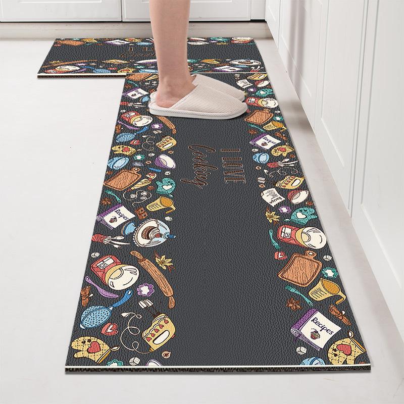 Kitchen Floor Mat Long Strip Floor Mat Carpet Bedside Carpet Bathroom Door Mat Floor Mat