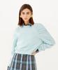 DENIVEL Shirred Sweatshirt (Sky Blue)
