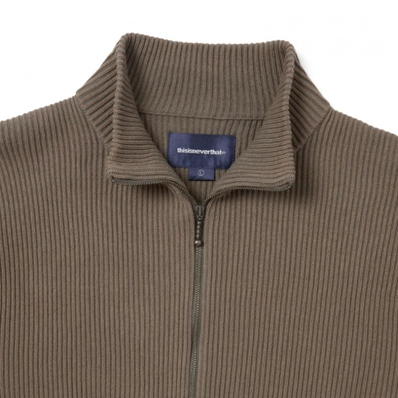 ThIs Is Never That Flawed Full Zip Cardigan Grey