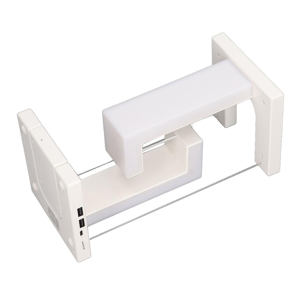 Magnetic Levitation Night Light 3 Gears Touching Switch LED Table Lamp with Phone Wireless Charging White
