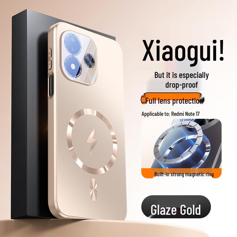 Custodia protettiva completa magnetica satinata antiurto per Redmi Note 17 Pro
