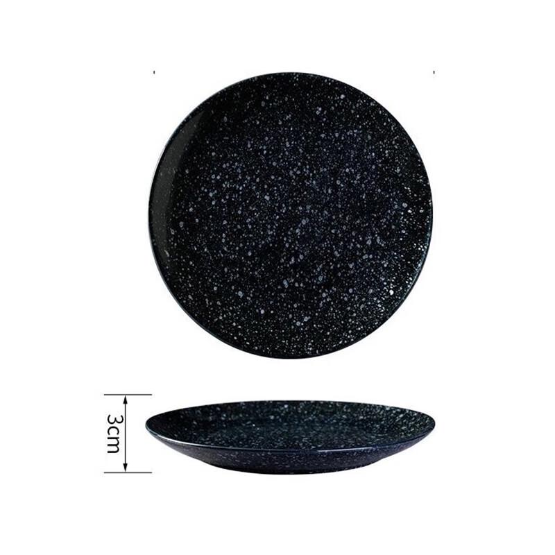 Huihuang Japanese Style Round Ceramic Dinner Plate
