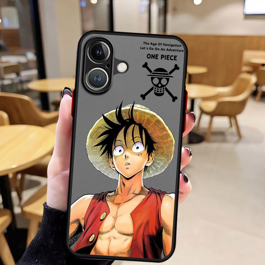 One Piece Cool Luffy Hülle Rückseite Handyhülle Case für iPhone 17 Pro Max 12 XS XR 16 Plus Air 13 Mini 7 8 SE 11 15 14