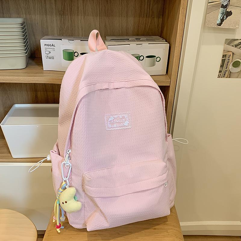 Skolestil  Høyt utseendenivå  Frisk og enkel skolesekk  Harajuku  Enkel og allsidig studentryggsekk og ryggsekk