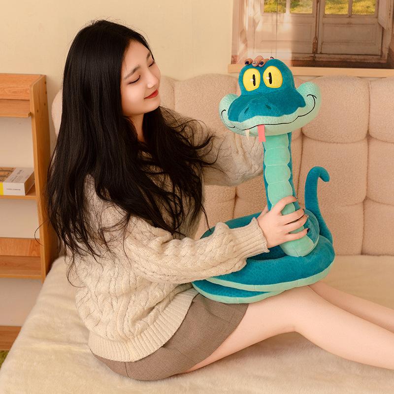 Nuevo Peluche de Serpiente de Dibujos Animados Anime Cobra Serpiente Venenosa Muñeco Adorable Pequeña Serpiente de Peluche Regalo de Cumpleaños para Niños