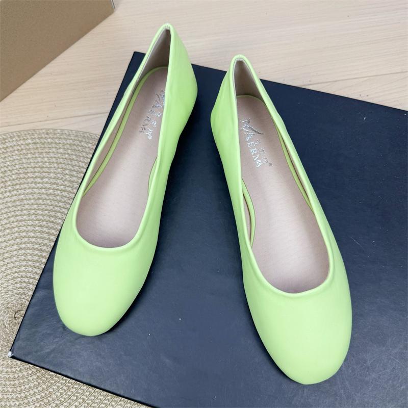 Fashion Flat Shoes for Women 2025 Spring and Autumn Casual Anti Slip Round Toe Simple Plus Size Women's Shoes 41-43  Loafers Women