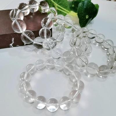 Imitation White Crystal Bead Bracelet - Transparent, Impurity-Free, Perfect for Gift Giving