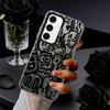 Case for Samsung Galaxy A72 A32 A36 A12 A14 A56 A17 A52 A54 A13 A23 A71 A25 A73 A16 A34 Phone Cover Graffiti Black