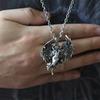 Classic Punk Mechanical Angel Warrior Pendant Necklace Men\\\\'s High Quality Metal Rock Biker Jewelry
