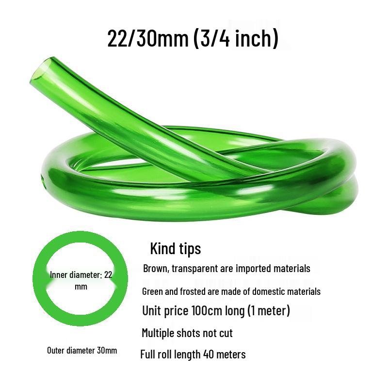 Aquarium Silicone Water Pump Hose with Filter - Inlet/Outlet for Water Change & Discharge