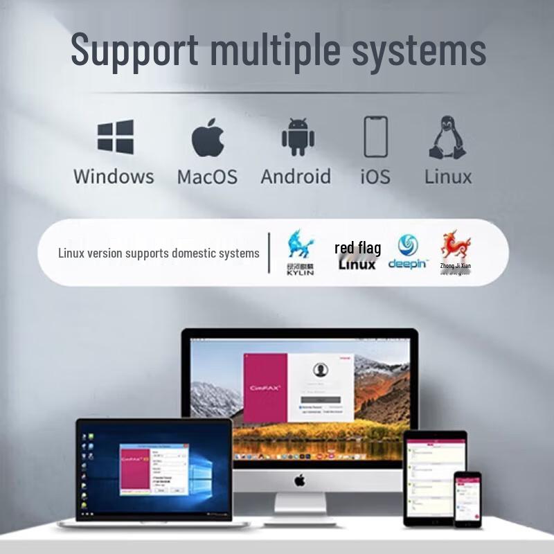 CimFAX CF-T68K2 Flagship Paperless Network Fax Server CN Plug (adapter Included)