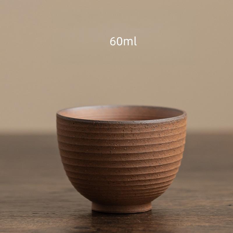 

Old Rock Mud Rough Pottery Tea Cup Retro Teacup Tea Tasting Cup Tea Ceremony Tea Smelling Cup Tea Ceremony 200ml