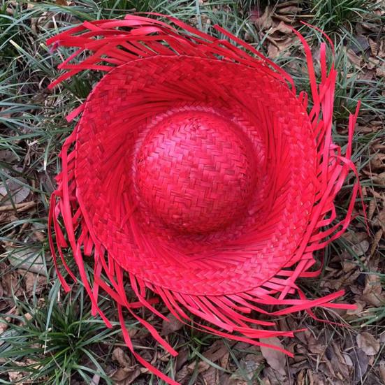 Straw Hat Summer Sun Protection Wide Brim Hand Woven Lightweight Breathable Design Beach Hat Headwear