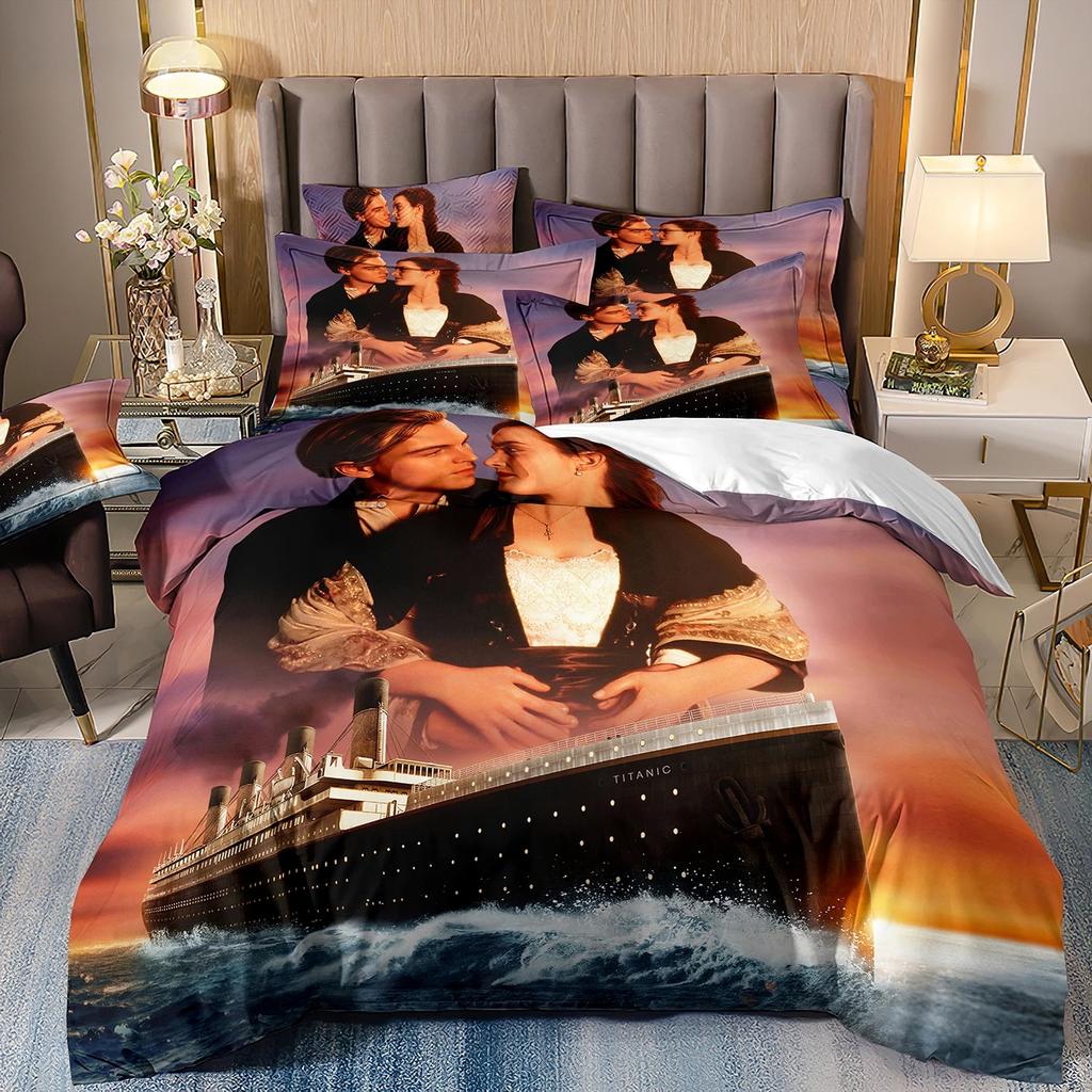Comforter Titanic Jack And Rose Stitanic Leonardo Dicaprio Bedding Setcomforter Queen King Single Size