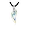 Tooth Wolf Shape Pendant Necklace Transparent Solid Color Decoration Jewelry