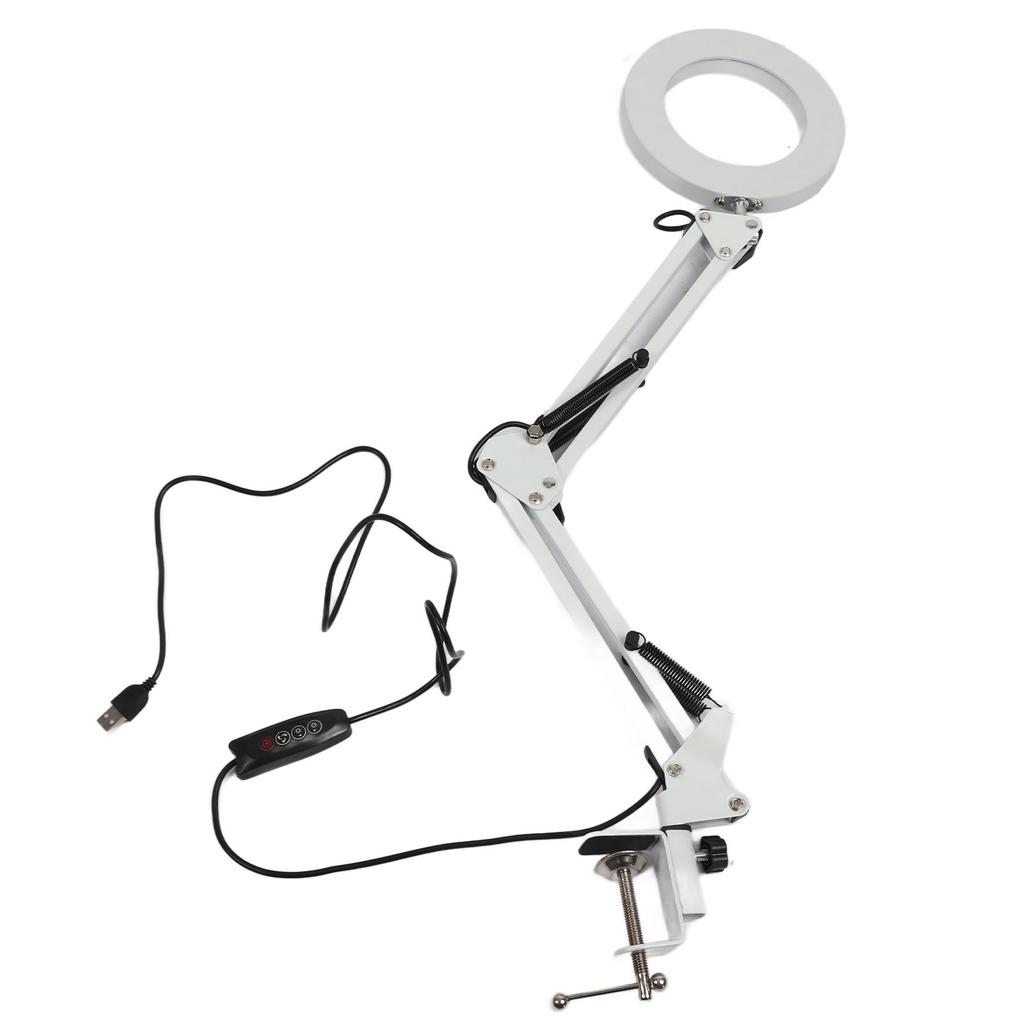USB Clip Lamp Adjustable Brightness LED Nail Art Tattoo Table Desk Clamp Light Lamp