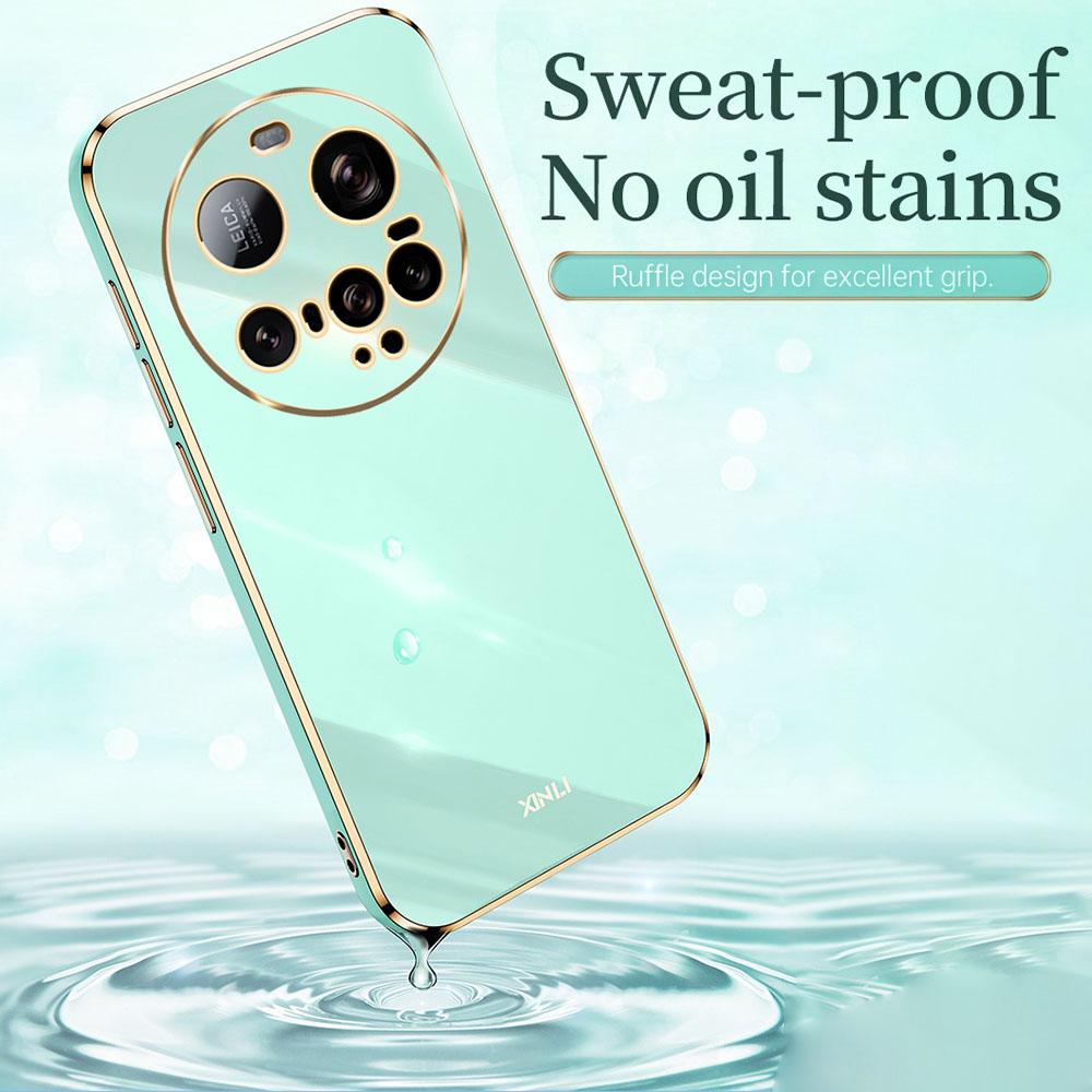 XINLI For Xiaomi 15 Ultra Case TPU Phone Cover with Electroplating Frame
