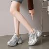 Couples' Dad Shoes Women's Platform Thick-soled Lace-up Casual Shoes for Commuting To Work Comfortable Shoes