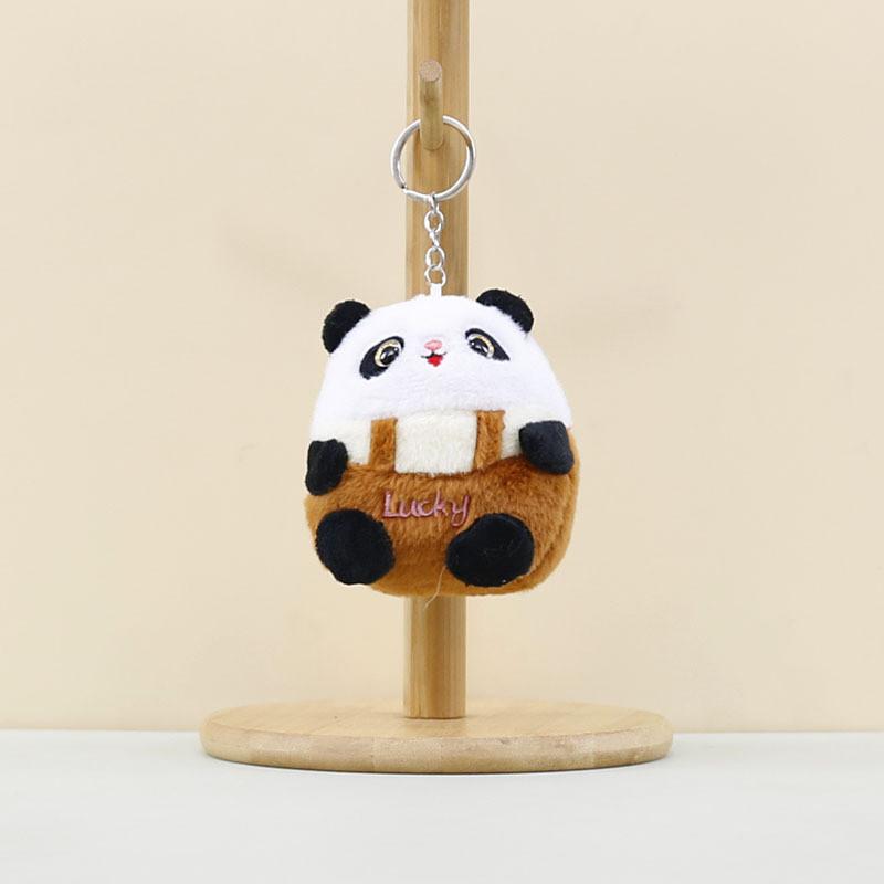 Soft And Cuddly Panda Keychain Plush Toy For Bags With Cute Design And Colors