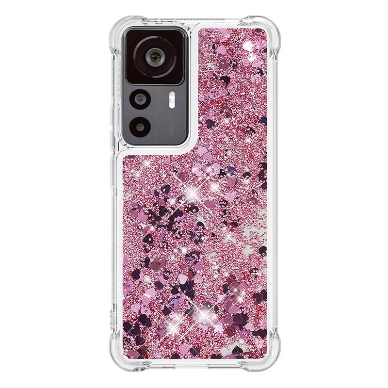 Pouzdro 12T Pro na Pro Coque Xiaomi 12T Pro Kryt Dynamické tekuté pouzdro s tekutým pískem Pro Funda Xiomi Xiaomi Mi 12T 12 T Pro Pouzdra na telefon