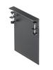 E-Supply Deskside Storage Unit with Clamp-Type Magnetic Holders, 2 Magnetic Holders, 22.8 lbs (10 kg) Weight Capacity, Steel, Expandable, Add-On