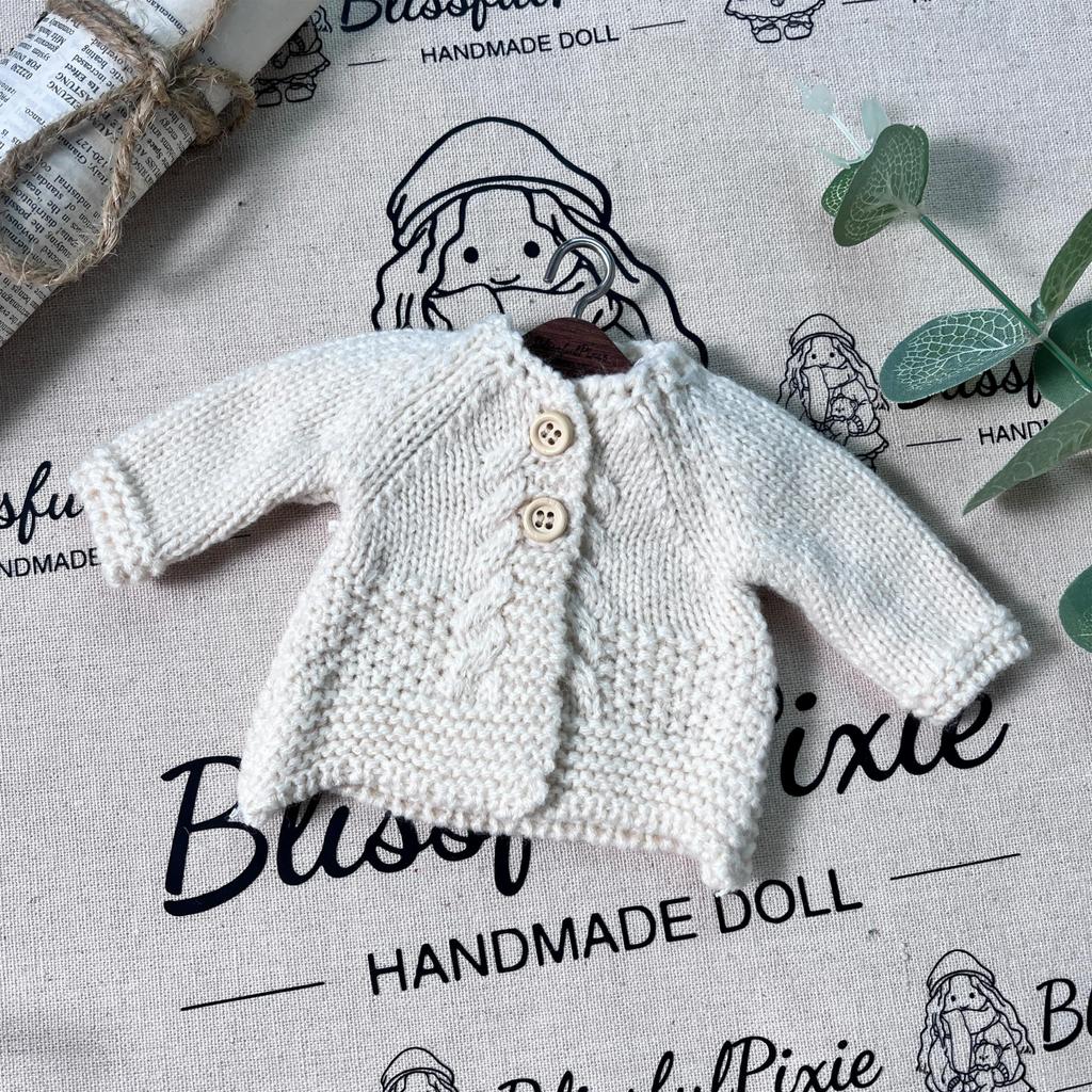 BlissfulPixie Handmade Waldorf Doll Clothes Set with Beautiful Perfect for Christmas or Birthday Gift Lenka Clothing Accessories (30cm) Box, Girls, -