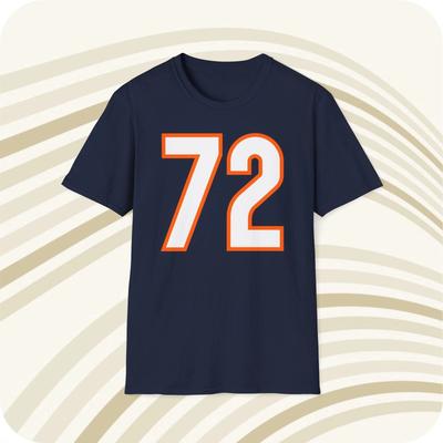 Maglietta William Perry #72 Chicago Bears - Stampa Fronte e Retro