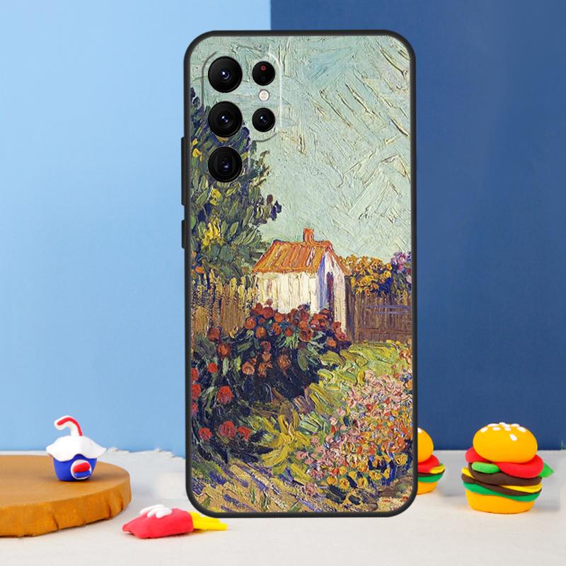 Van Gogh Oil Art Painting Phone Case For Samsung Galaxy S25 Ultra S9 S10 S20 S22 S21 FE S23 Plus S24 Ultra Cover Coque