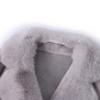 Luxurious Winter Faux Fur Coat for Women Thick Warm Outerwears Elegant Middle-aged Woman Fur Jacket