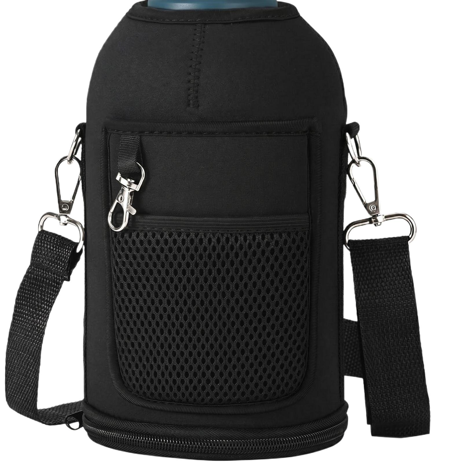 

64oz Water Bottle Cover Large Capacity Space Pot Cup Cover One Size чёрный