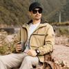 JEEP Men's Spring Autumn Detachable Hood Hiking Jacket