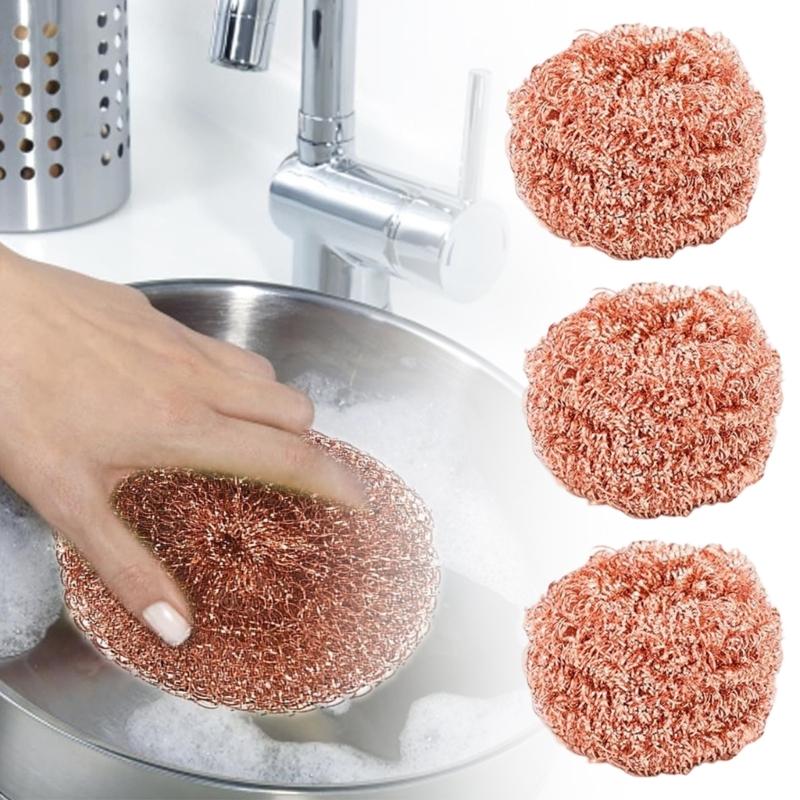 12pcs Copper Cleaning Tool Heavy Duty Solder Tip Cleaner For Kitchen Utensils Maintenance And Stubborn Stain Removal