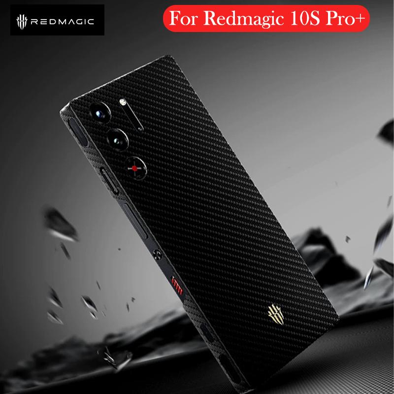 Original Kevlar Magnetic Case For Redmagic 10 10S Pro Pro+ Carbon Fibre Back Cover Case for ZTE Redmagic 10 10s Pro Plus