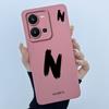 For Vivo Y35 Case Cute Initial Letters Soft Liquid Silicone Back Cover For Vivo Y 35 4G Funda Anti Drop Phone Protector Coque