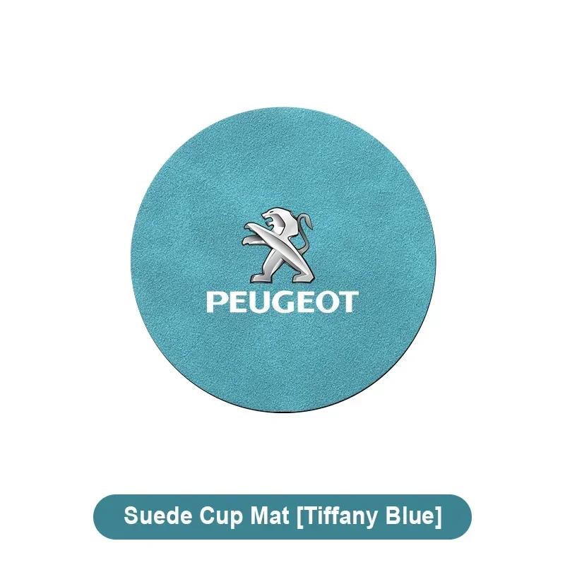 

For Peugeot New Car Anti Slip Insert Cup Coasters Car Accessories Styling For Peugeot 206 308 307 208 207 3008 2008 508 407 301 1Pcs