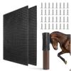 Cow Scratcher Grooming Shedding Anti-Itching Horse Cow Scratcher Horse Scratching Post Pad for Cattle Cow Dog Sheep Farm Barn