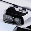 Car Sunshade Glasses Box Universal Car Sunglasses Storage Box Multi-functional Ticket Storage Box Car Sun Visor Glasses Case