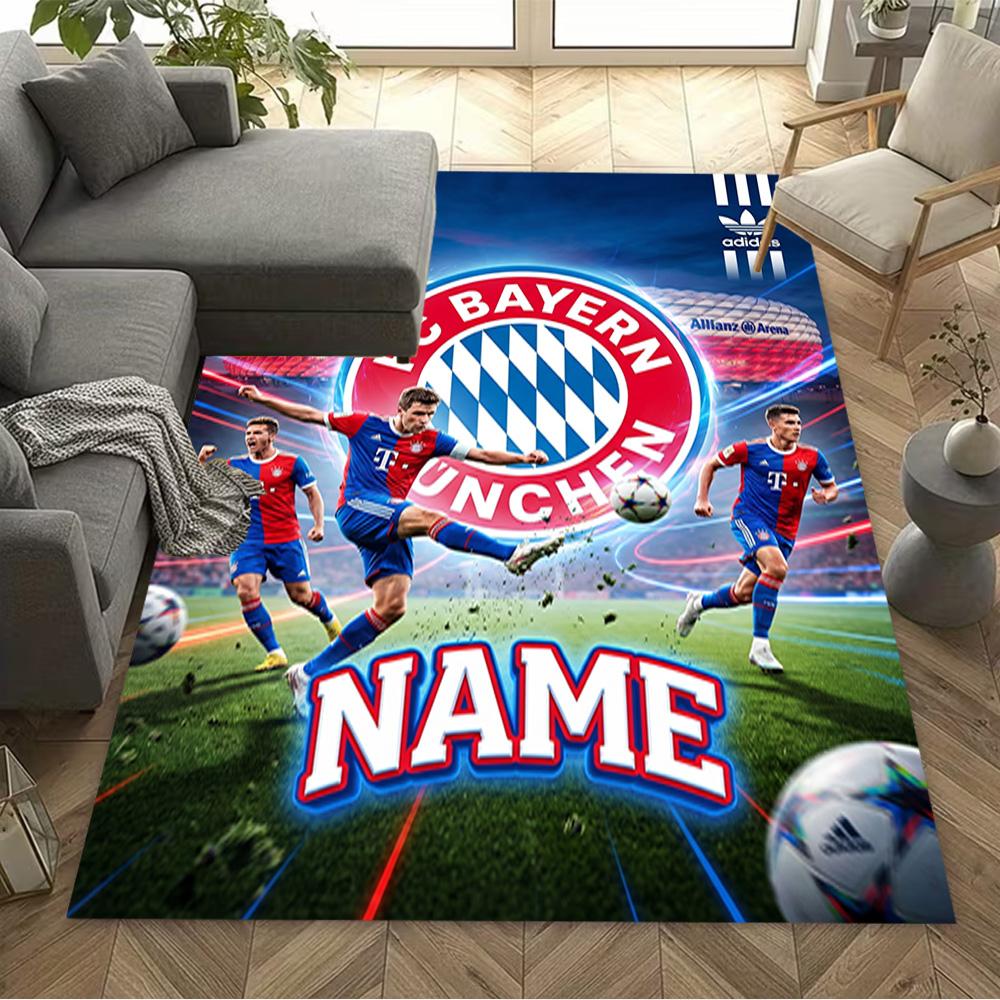 Bayern Munich Poster Area Rug Suitable for Hallway Kitchen Entryway Playrooms Antislip Carpet Anime Office Decor Perfect Gift for Friends & Family