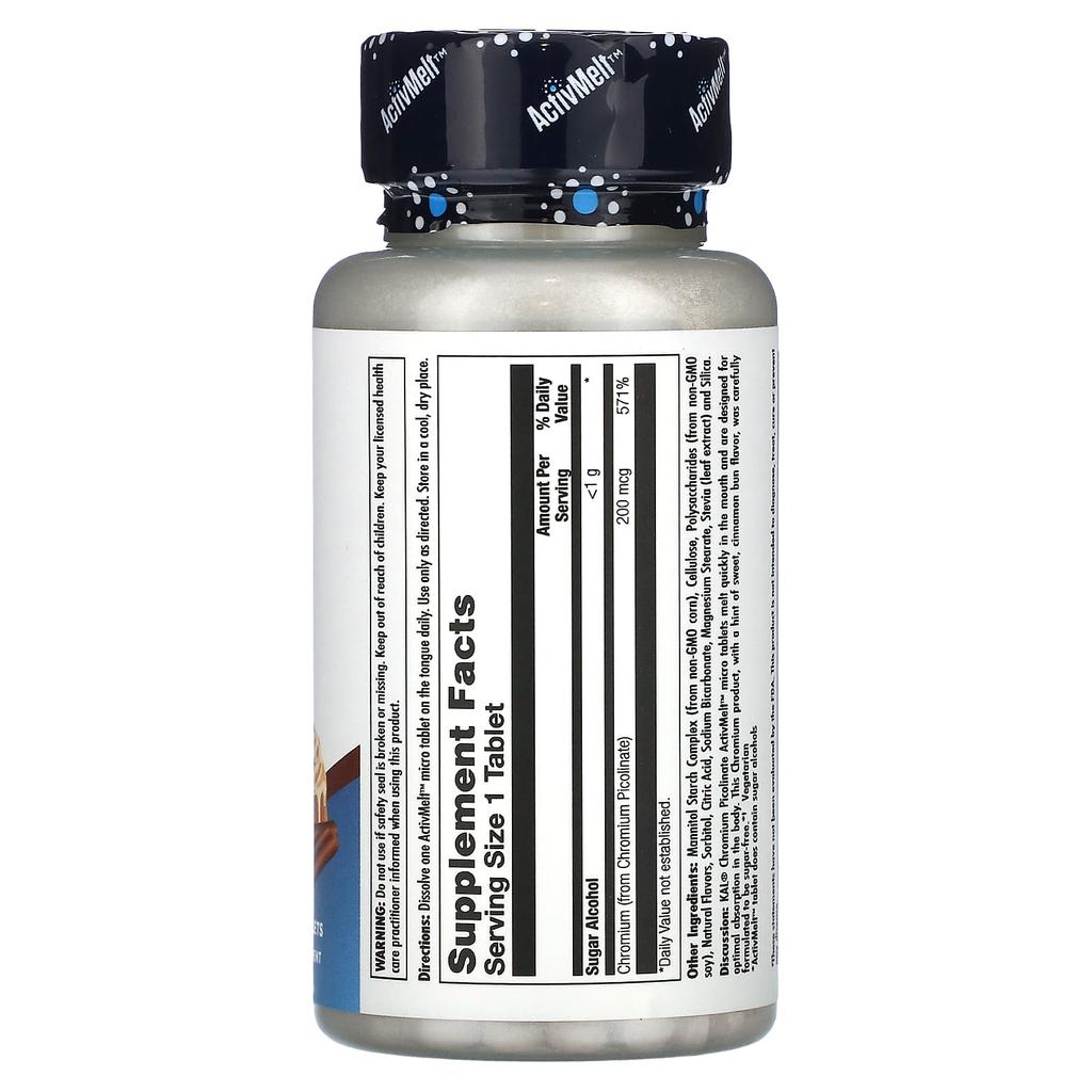 Chromium Picolinate Active Melt, Gingerbread Flavor, 120 Micro Tablets