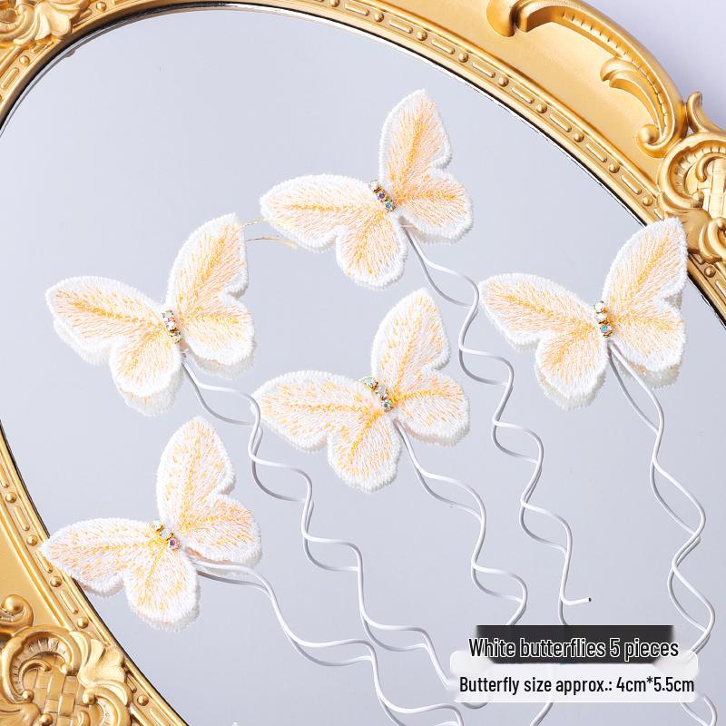 Toppere de tort fluturi roz cu margini aurii - Perfecte pentru sărbătorile de ziua de naștere ale prințeselor